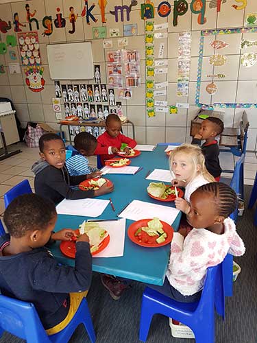 Learning about healthy food